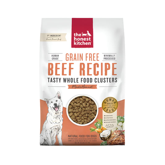 The Honest Kitchen Clusters Grain Free Beef 1 lb Trial-Size