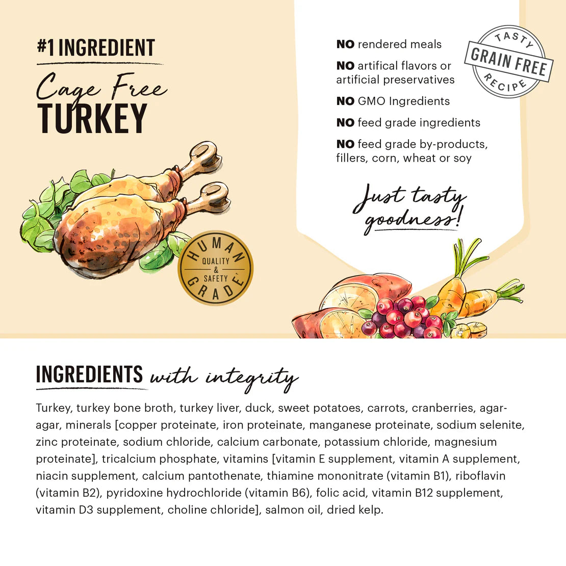 The Honest Kitchen Dog Butcher Block Pate Turkey and Duck 10.5oz. (Case of 6)