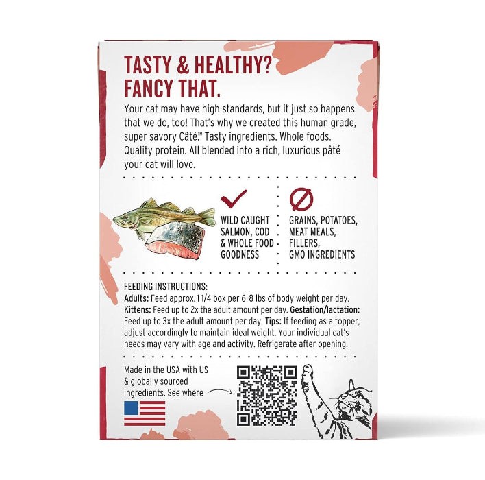 Honest Kitchen Cat Cate Salmon and Cod Pate 5.5oz. (Case of 12)
