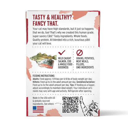 Honest Kitchen Cat Cate Salmon and Cod Pate 5.5oz. (Case of 12)