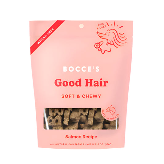 Bocces Dog Soft Chews Good Hair 6oz