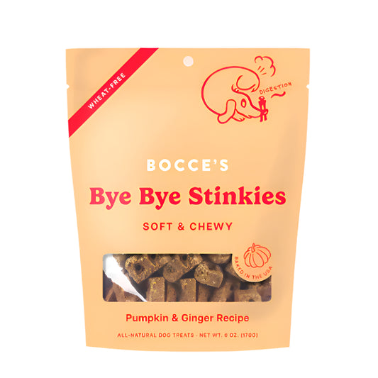 Bocces Dog Soft Chews Bye Bye Stinkies 6oz