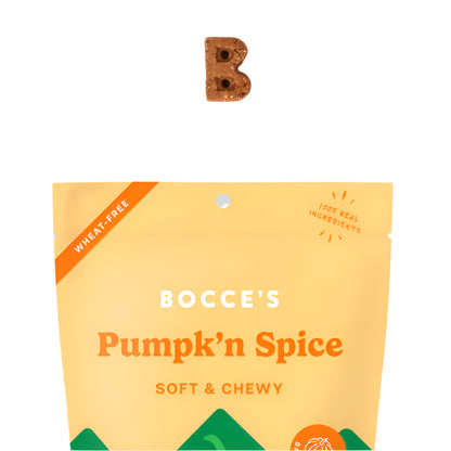 Bocces Bakery Dog Soft And Chewy Pumpkin Spice 6 oz