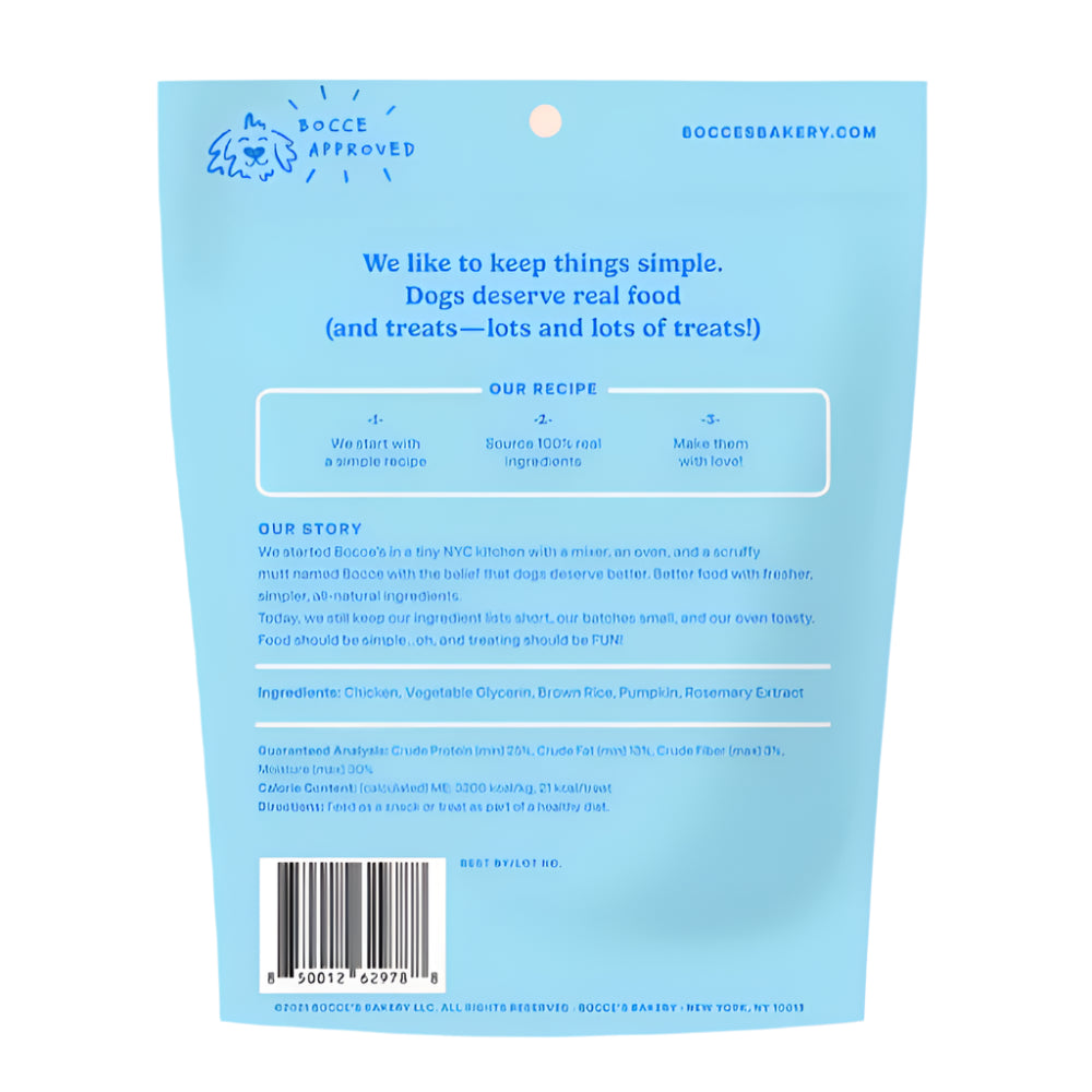 Bocce's Dog Grazers Chicken & Pumpkin Jerky Sticks 4 oz.
