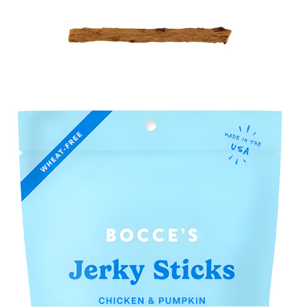 Bocce's Dog Grazers Chicken & Pumpkin Jerky Sticks 4 oz.