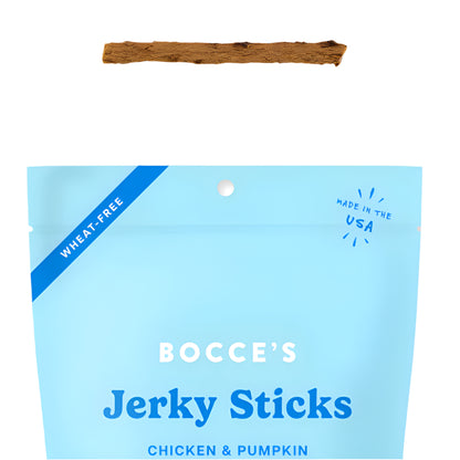 Bocce's Dog Grazers Chicken & Pumpkin Jerky Sticks 4 oz.