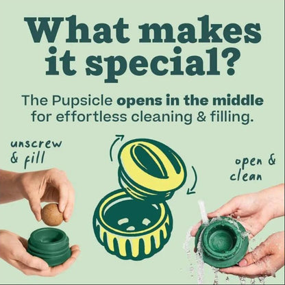 Woof Dog Pupsicle Green Small