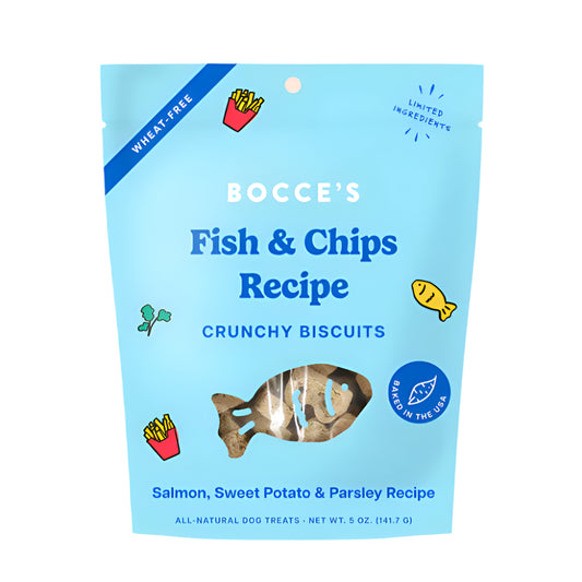 Bocce's Bakery Dog Fish Chips 5oz