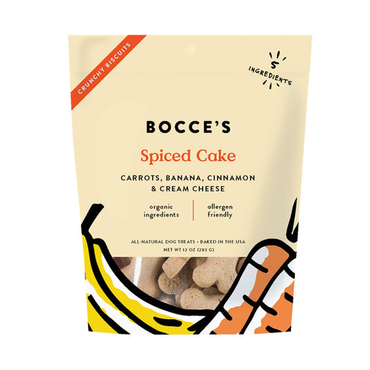 Bocce's Bakery Dog Small Batch Biscuits Spiced Cake 12oz.