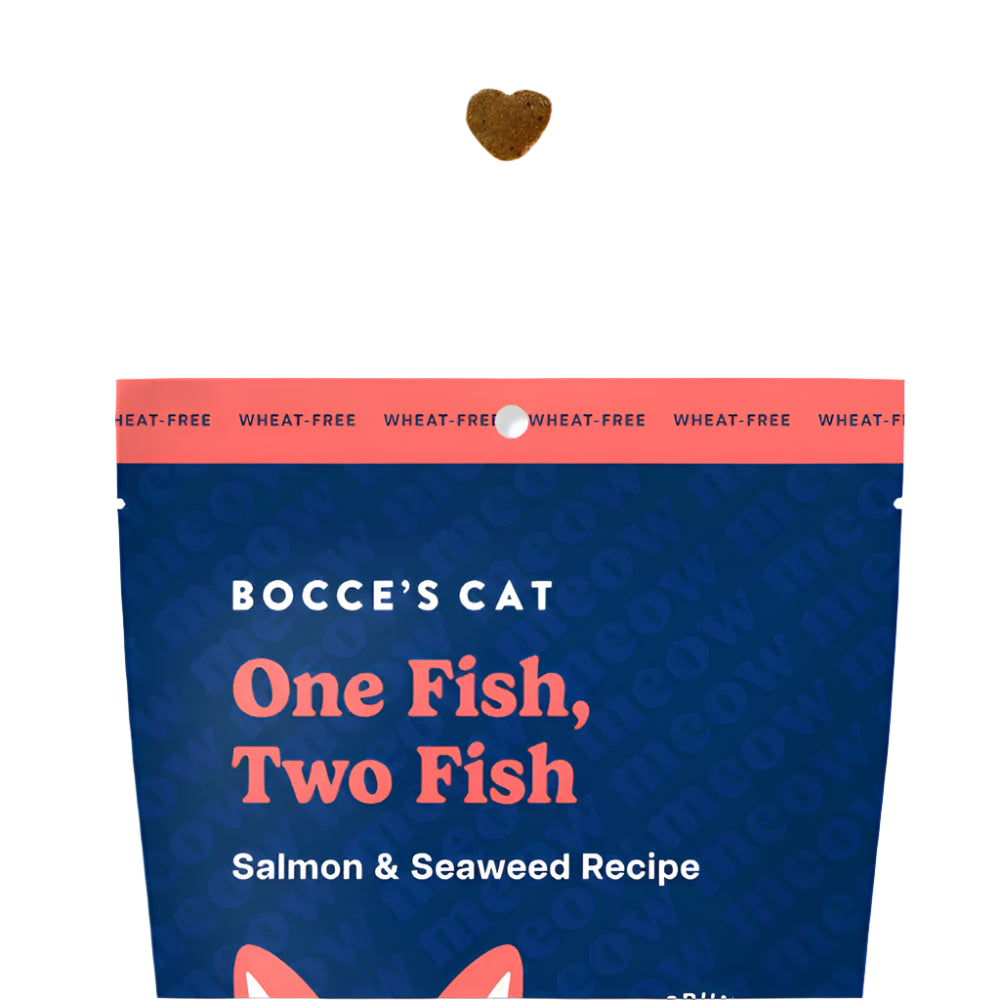 Bocce's Bakery Cat Crunchy 1 Fish 2 Fish 2oz.