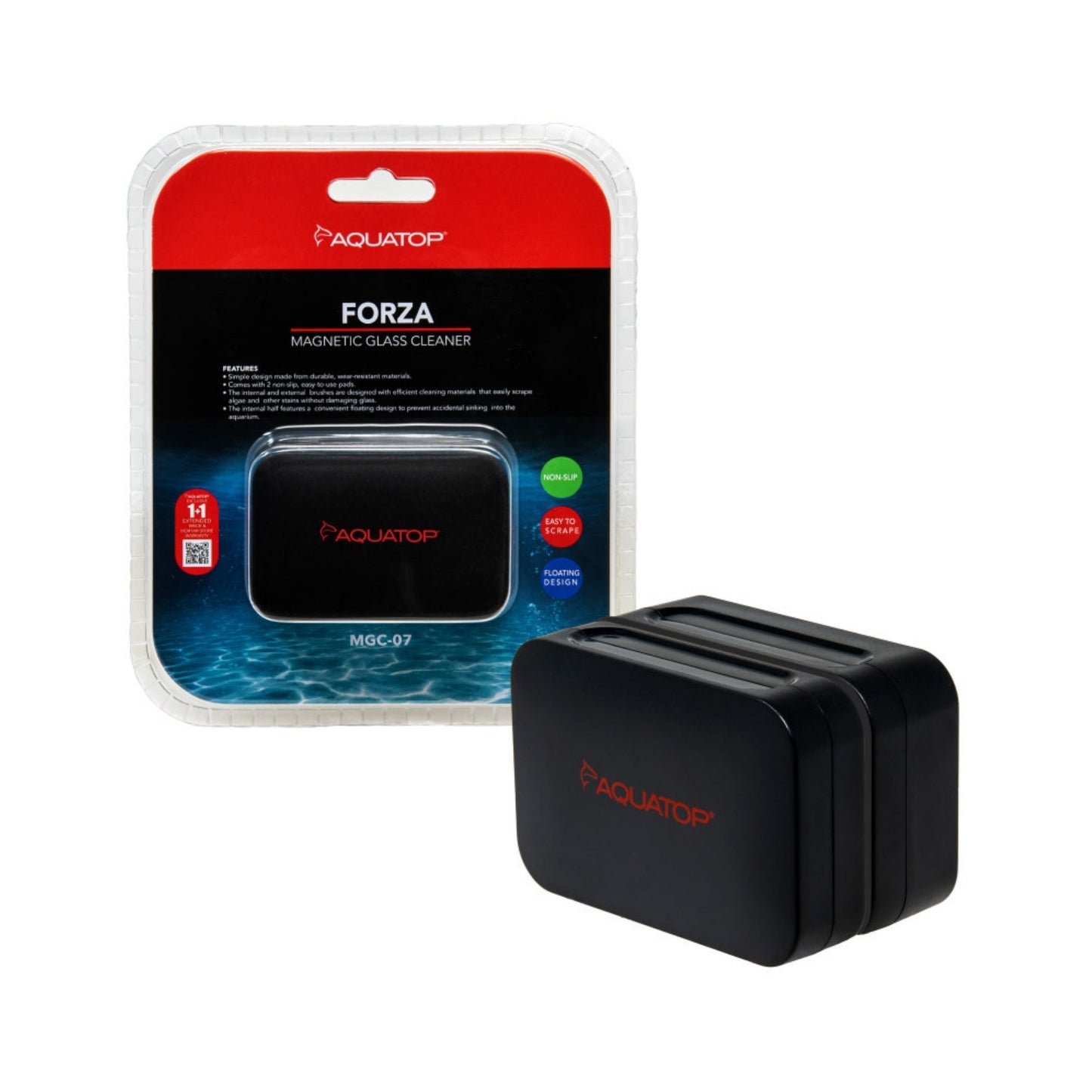 Aquatop Forza Magnetic Glass Cleaner for Glass 1/4-5/16in