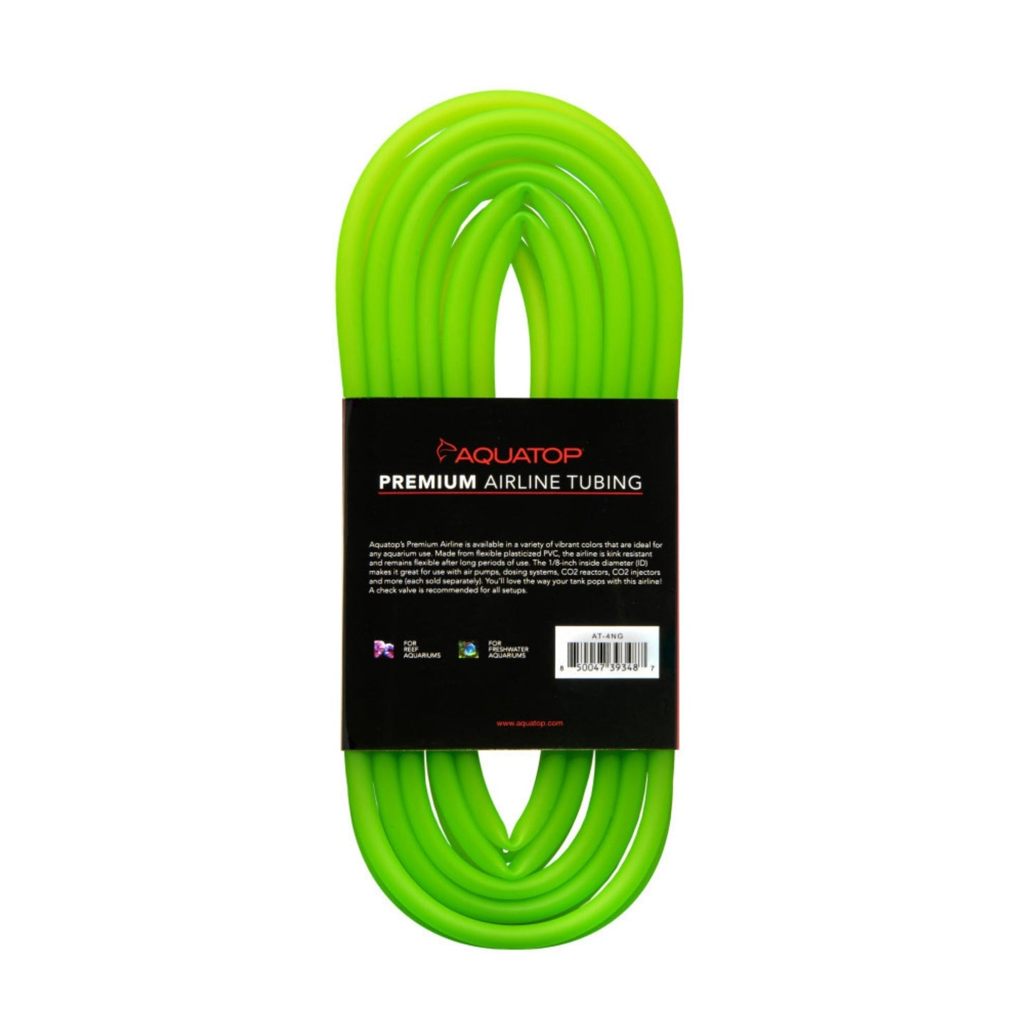 Aquatop Airline Tubing Neon Green 13ft