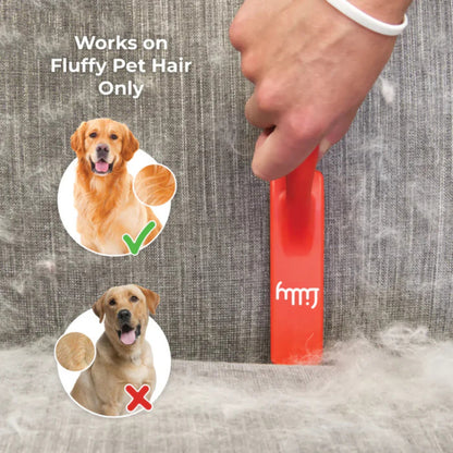 Lilly Brush Pet Hair Clean-Up Furniture Brush Red Large