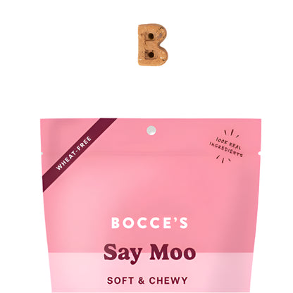 Bocces Bakery Dog Soft And Chewy Say Moooo 6oz