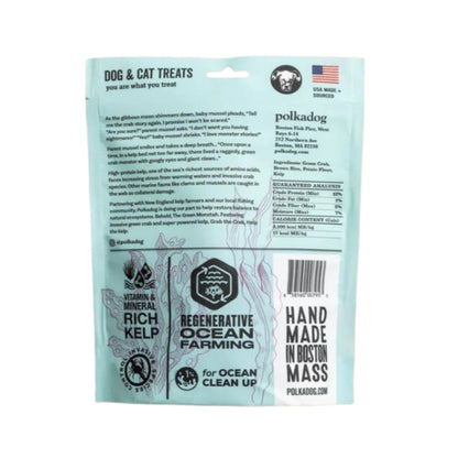 Polka Dog Bakery Dog Green Monstah Bones 7oz. Pouch