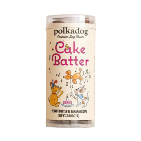 Polka Dog Bakery Dog Cake Batter Nuggets 2.5oz. Tube