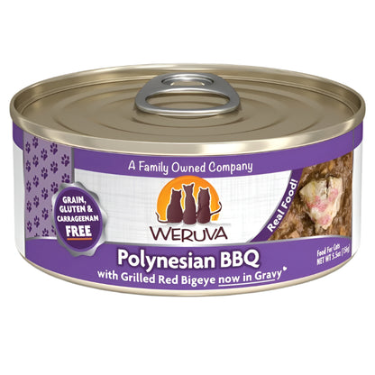 Weruva Cat Polynesian BBQ with Grilled Red Bigeye in Gravy 5.5oz. (Case of 24)