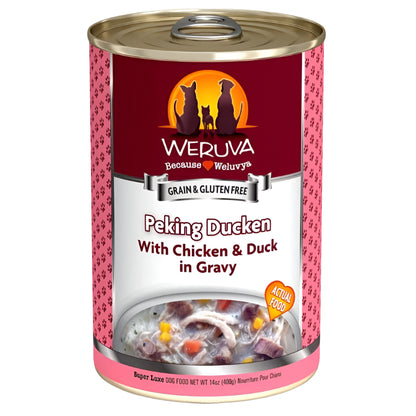 Weruva Dog Peking Ducken With Chicken And Duck In Gravy 14oz. (Case of 12)