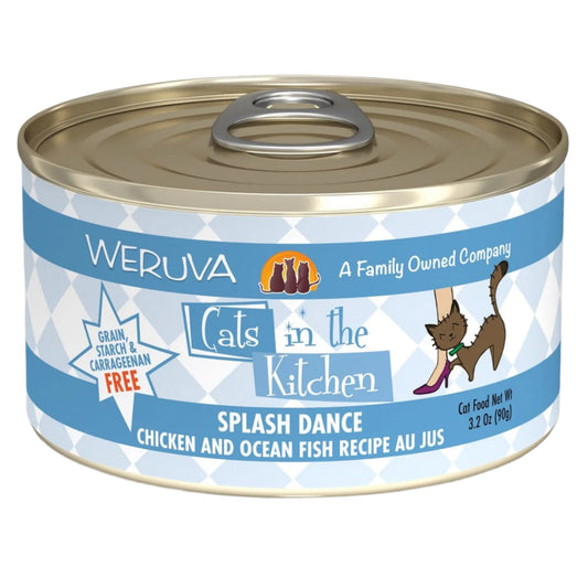 Cats In The Kitchen Splash Dance Chicken and Ocean Fish Recipe 6oz. (Case of 24)