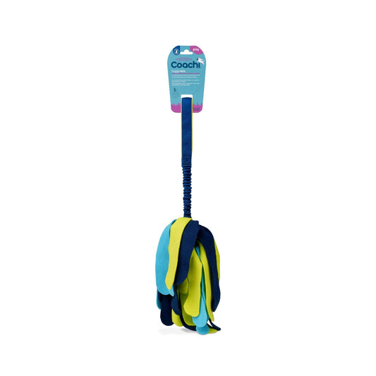 Coachi Tuggi Elastic Spider Super Tough Tug Toy Lime/Navy Large