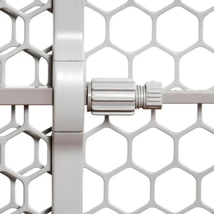 Carlson Expandable Extra Tall Gate w/ Slide Handle White 29-52 X 41in.