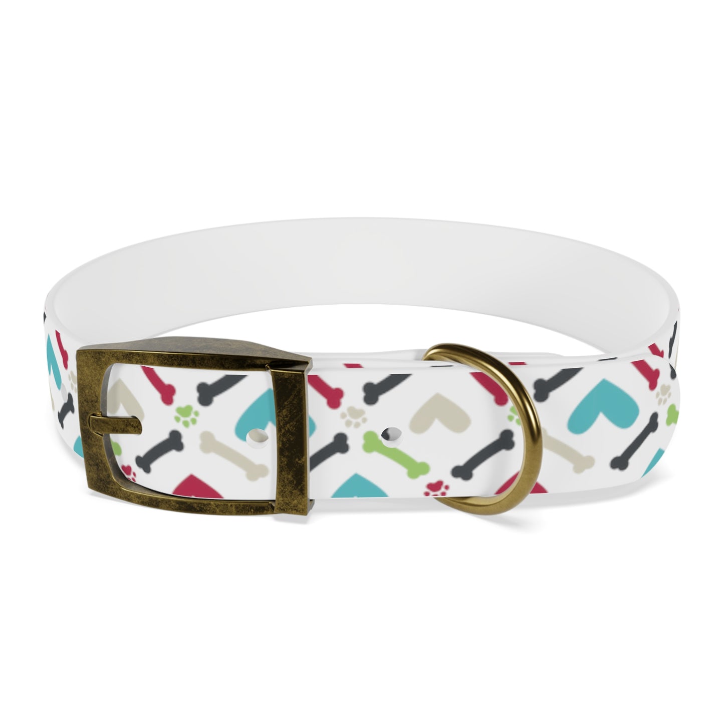 Bones, Paw prints and Hearts Oh My! Dog Collar