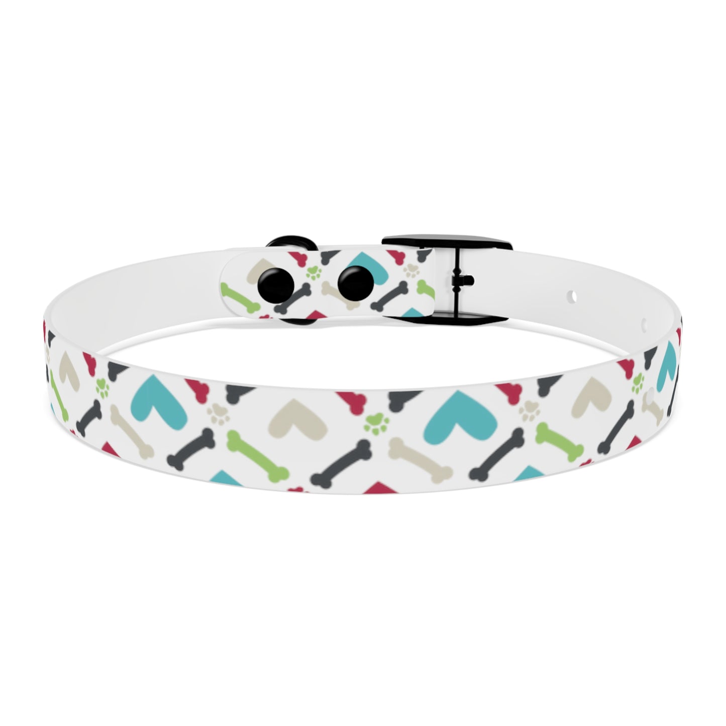 Bones, Paw prints and Hearts Oh My! Dog Collar