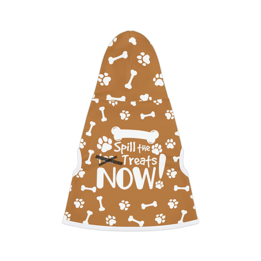 Spill the Treats Lt. BROWN Pet Hoodie