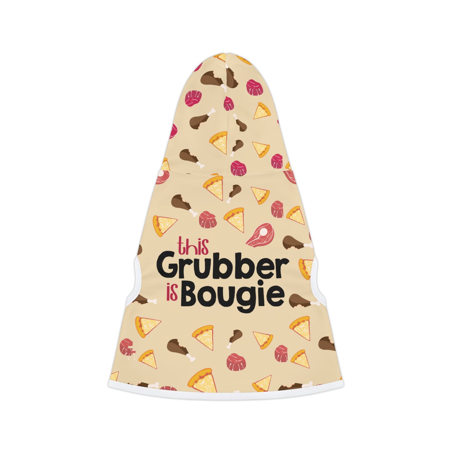 Bougie Grubber Tan Pet Hoodie