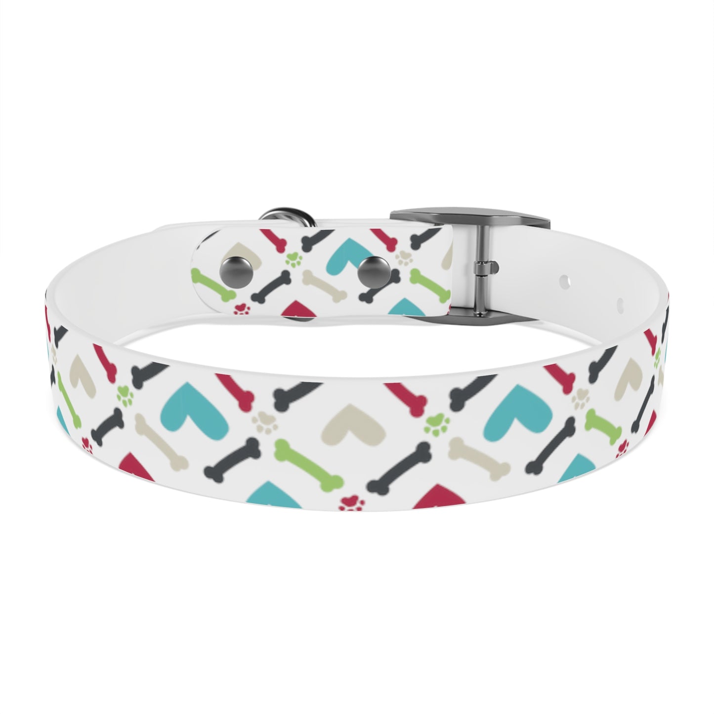 Bones, Paw prints and Hearts Oh My! Dog Collar