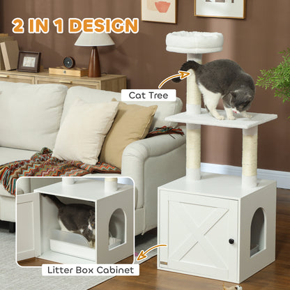PawHut 28-Inch Cat Condo