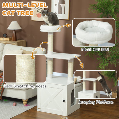 PawHut 28-Inch Cat Condo