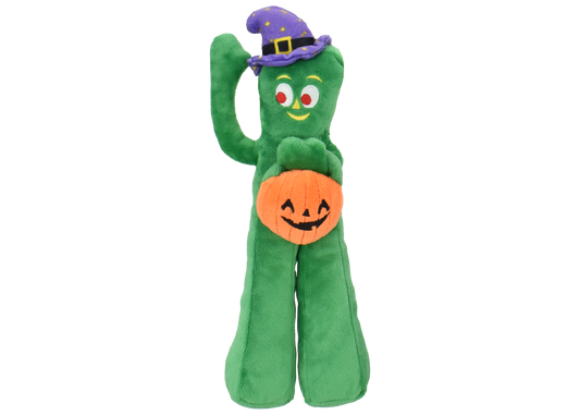 Gumby Plush Witch with Pumpkin 10"