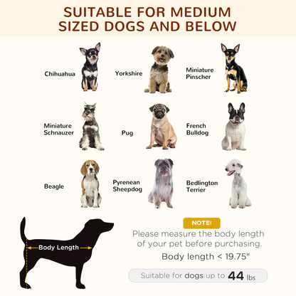 PawHut Elevated Dog Bed with Removable Canopy, Outdoor Dog Cot with UV Protection Canopy Shade, 30 inch Pet Bed for Camping, Gray