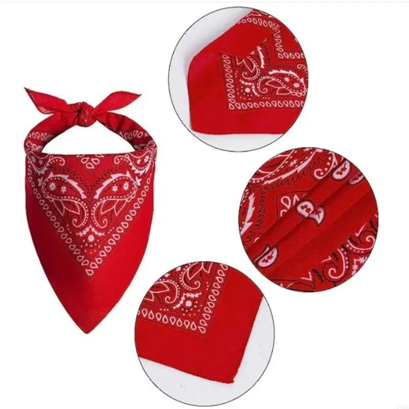 Cowboy Costume Hat & Bandanas Set