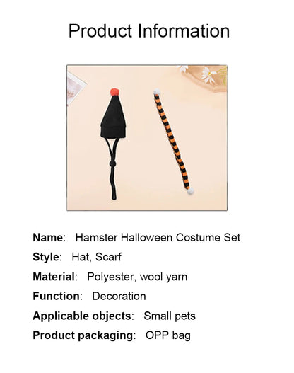 Pumpkin Puff Hamster Costume Set NEW!