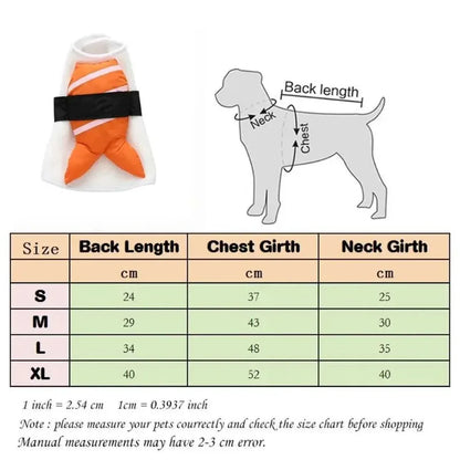 Sushi Nigiri Furr Roll Costume