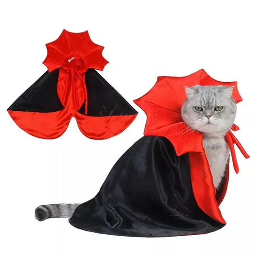 Crimson Fang Pet Vampire Cloak