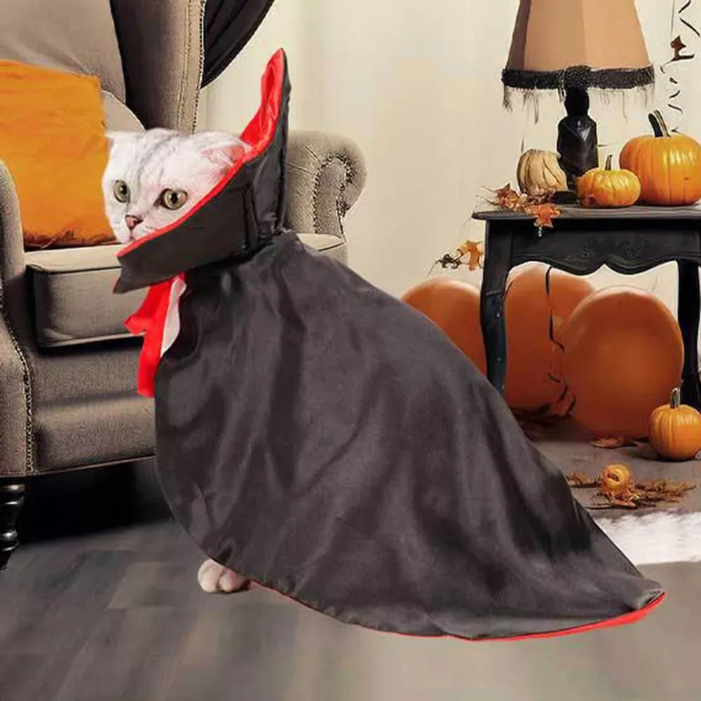 Crimson Fang Pet Vampire Cloak