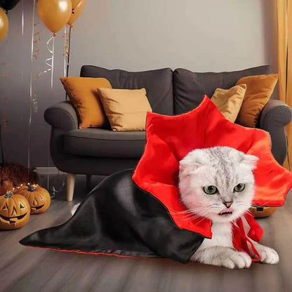 Crimson Fang Pet Vampire Cloak