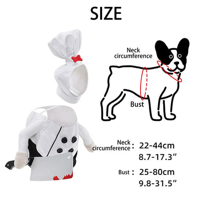 Fur-ieri Flavor Town: Pet Chef Costume