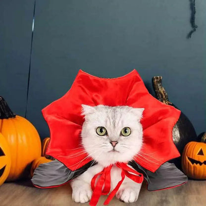 Crimson Fang Pet Vampire Cloak
