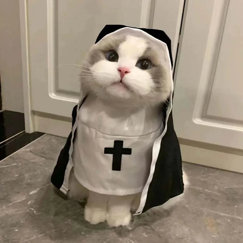 Pet Nun Costume (Dog/Cat)