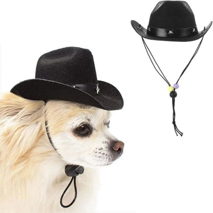 Cowboy Costume Hat & Bandanas Set