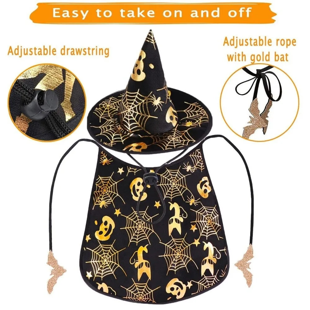 Paw-Kin Pumpkin Cape Set
