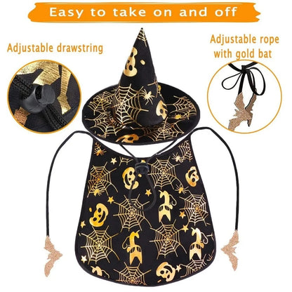 Paw-Kin Pumpkin Cape Set