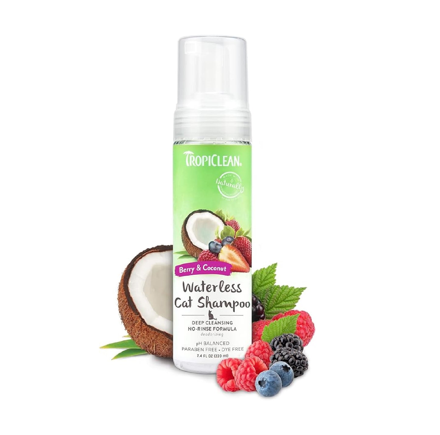 TropiClean Deep Cleaning Waterless Shampoo for Dogs 1ea/7.4 fl oz