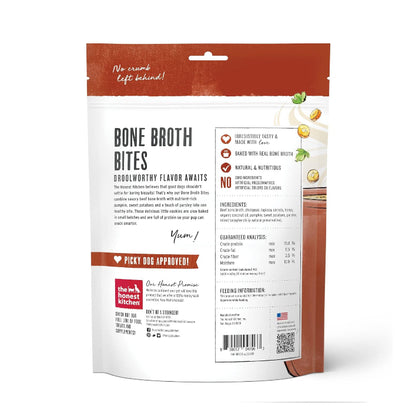 The Honest Kitchen Dog Bone Broth Bites Beef With Sweet Potato And Parsely 8oz.