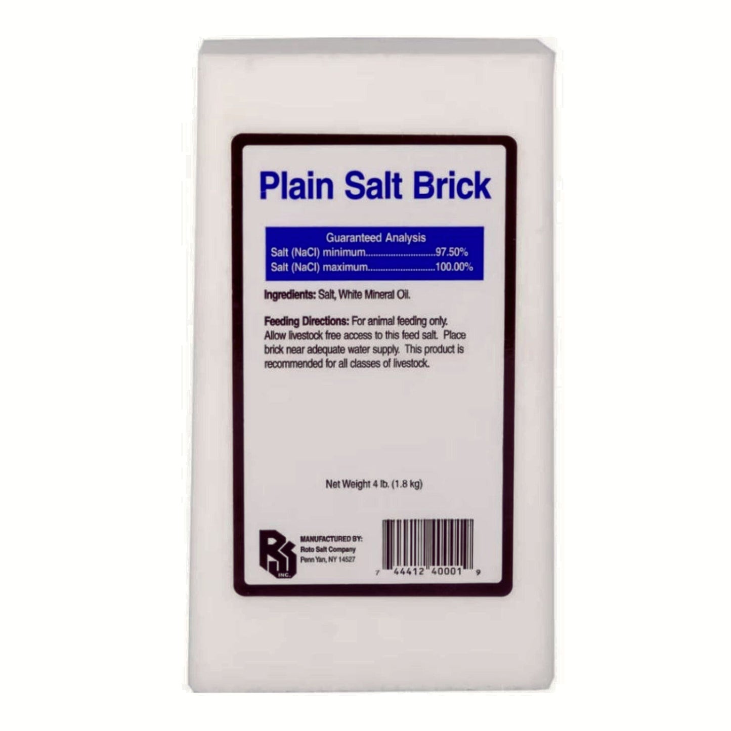 Salt Brick Plain 4lbs.
