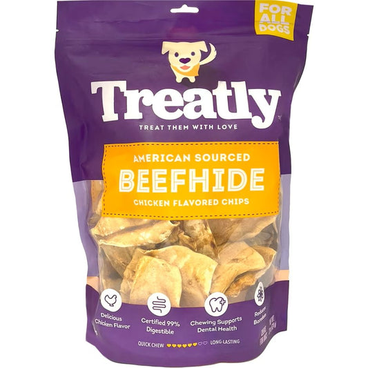 Treatly American Beefhide Chips Chicken 22oz.